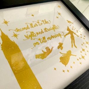 Disney Peter Pan Black Frame